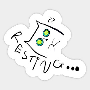 RESTING/RELAXING TIME Sticker